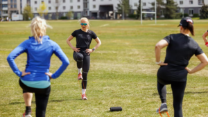 Veronica Undseth har løpekurs strikk