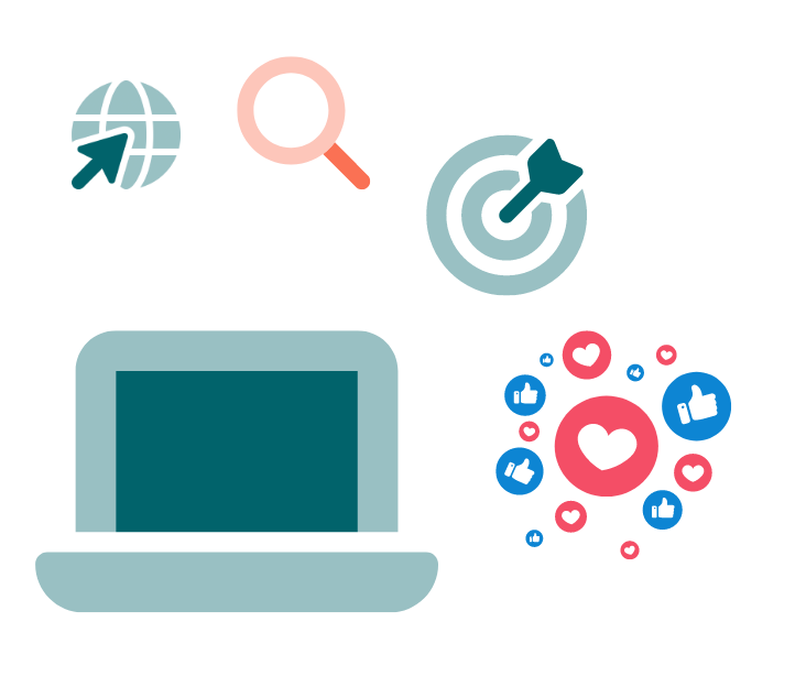 Illustrasjon av deling av bookingside