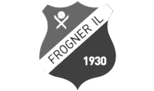 Frogner IL logo gråskala